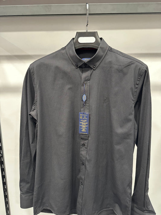 Polo Πουκάμισο Μαύρο