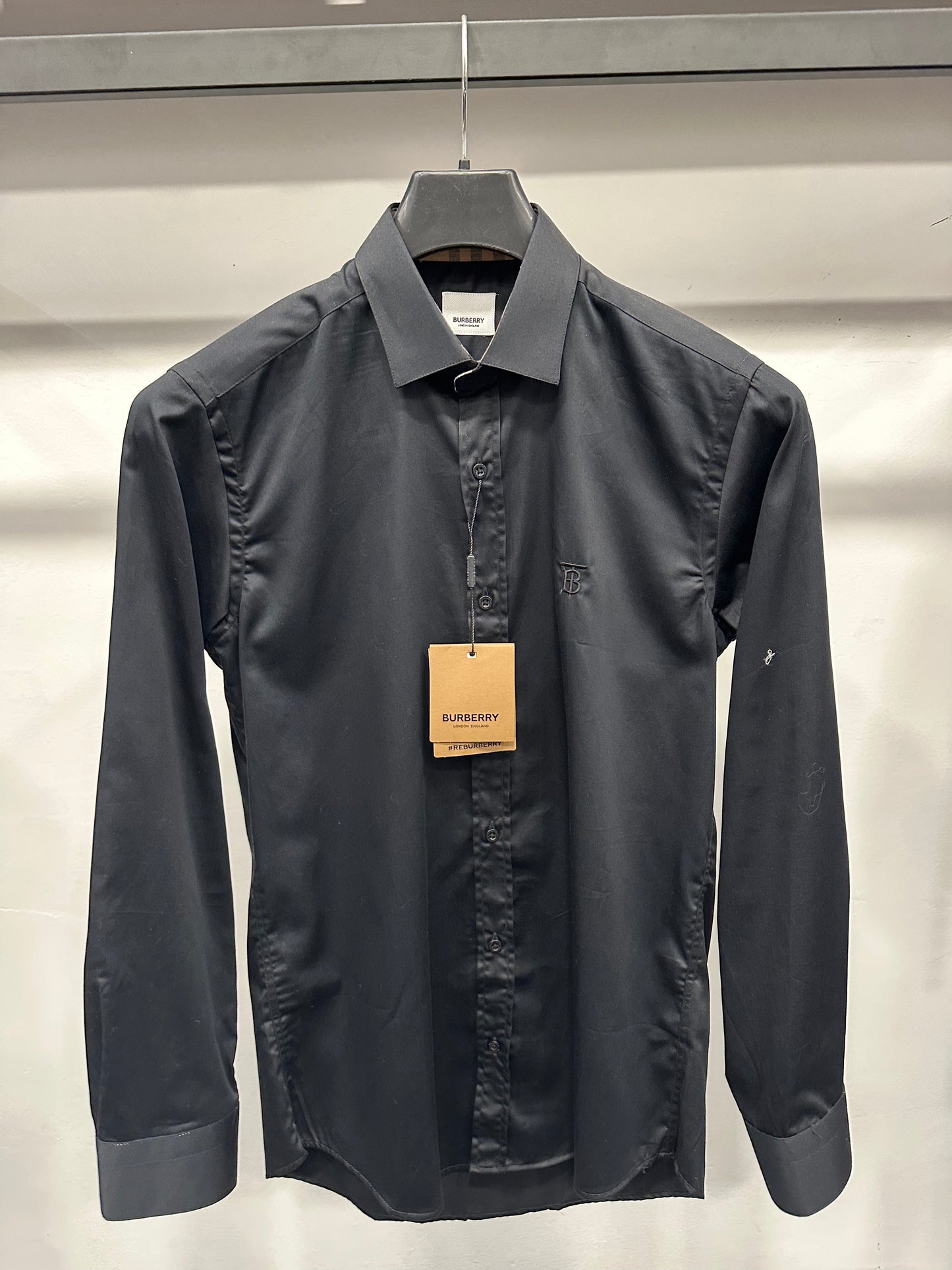 Burberry Cotton Classic Shirt Black