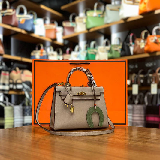 Hermes Kelly Μπεζ