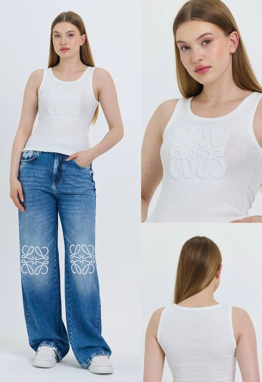 Lowe T-shirt Λευκό