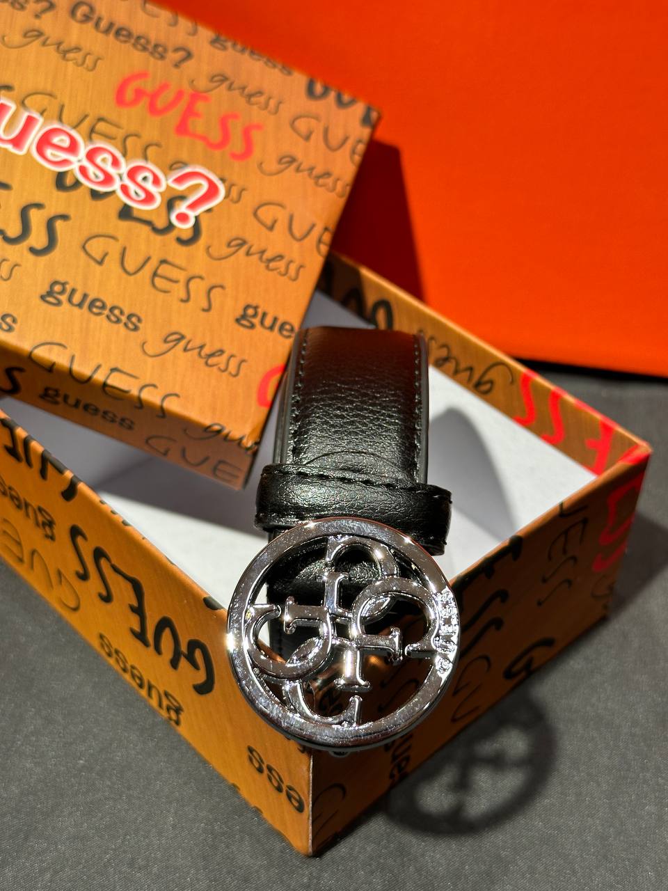 Ζωνη Guess Ασημί