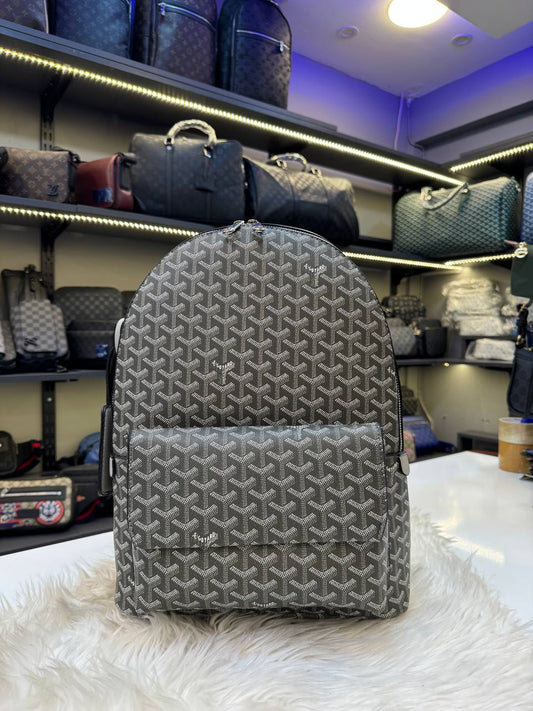 Goyard Saint Louis Backpack Grey