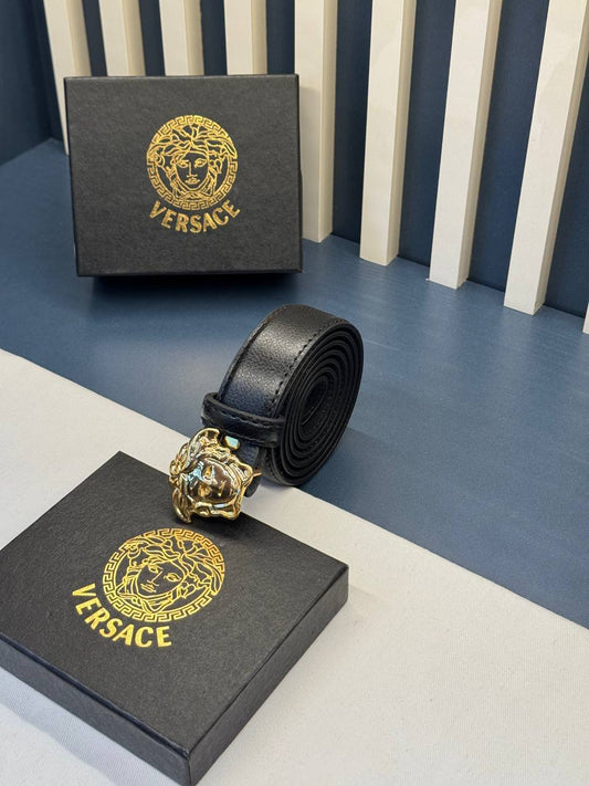 Versace Belt Μαύρη