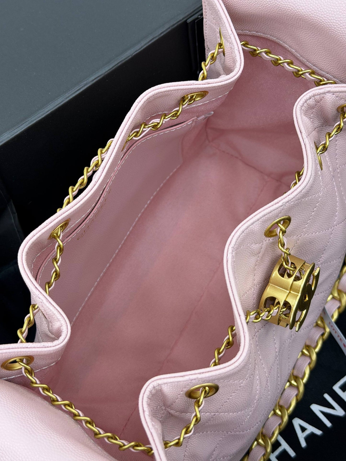 Chanel Gabrielle Drawstring Bag Pink