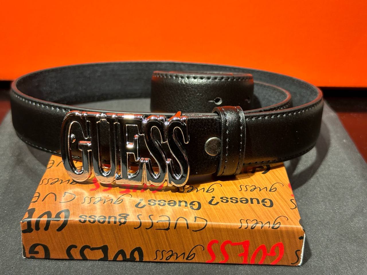 Ζωνη Guess Ασημί