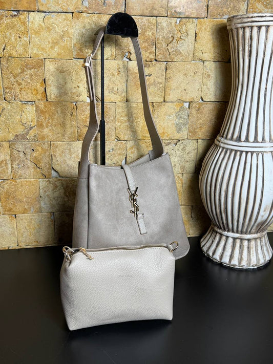 YSL Suede Beige