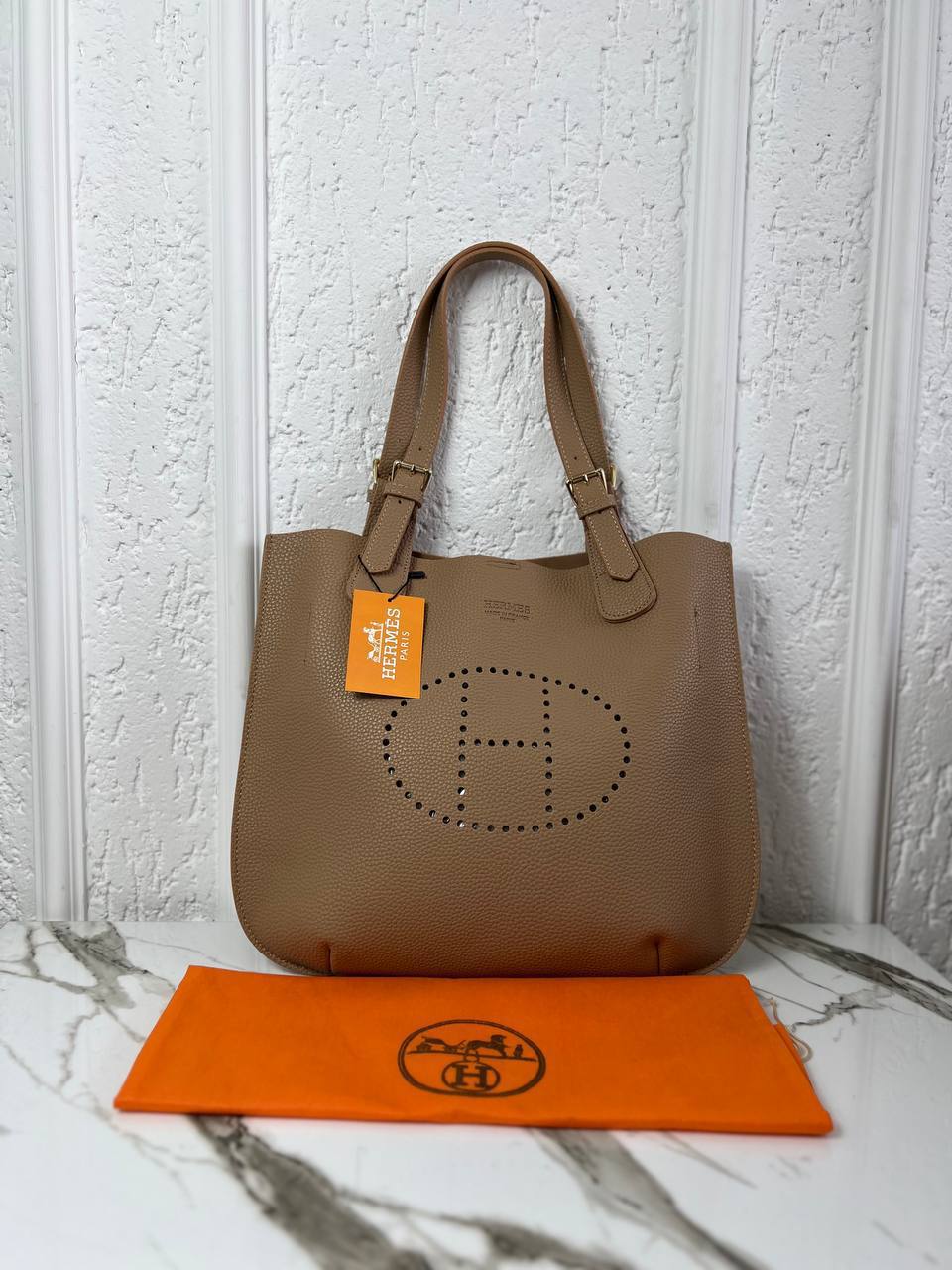 Hermès Evelyne Tote Bag Beige