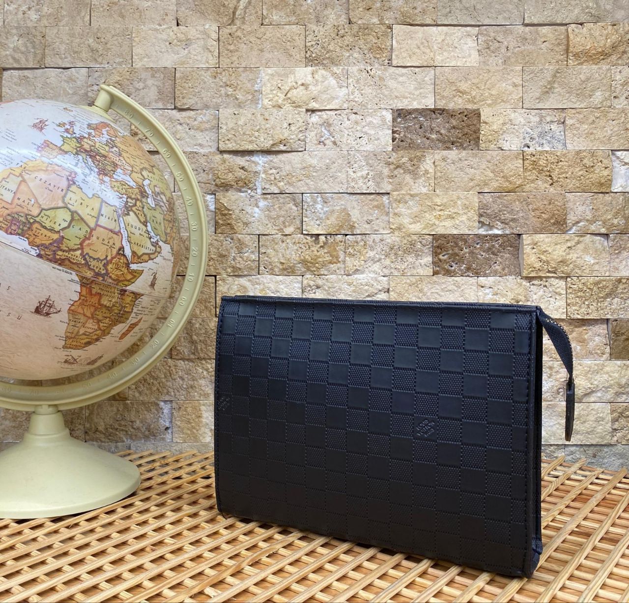 Louis Vuitton Φάκελος Μαύρος Damier