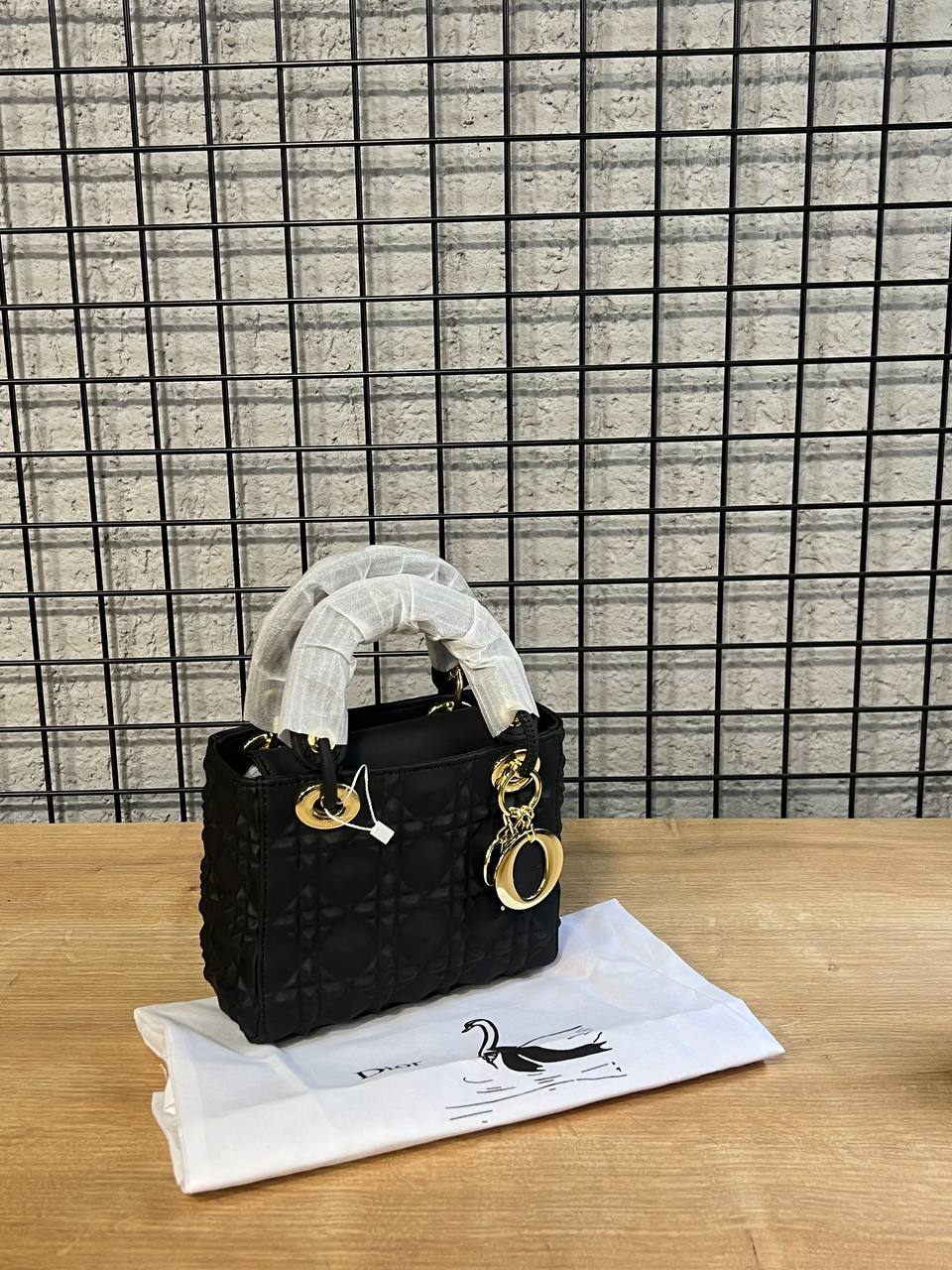 Christian Dior Lady Dior Mini Μαύρη