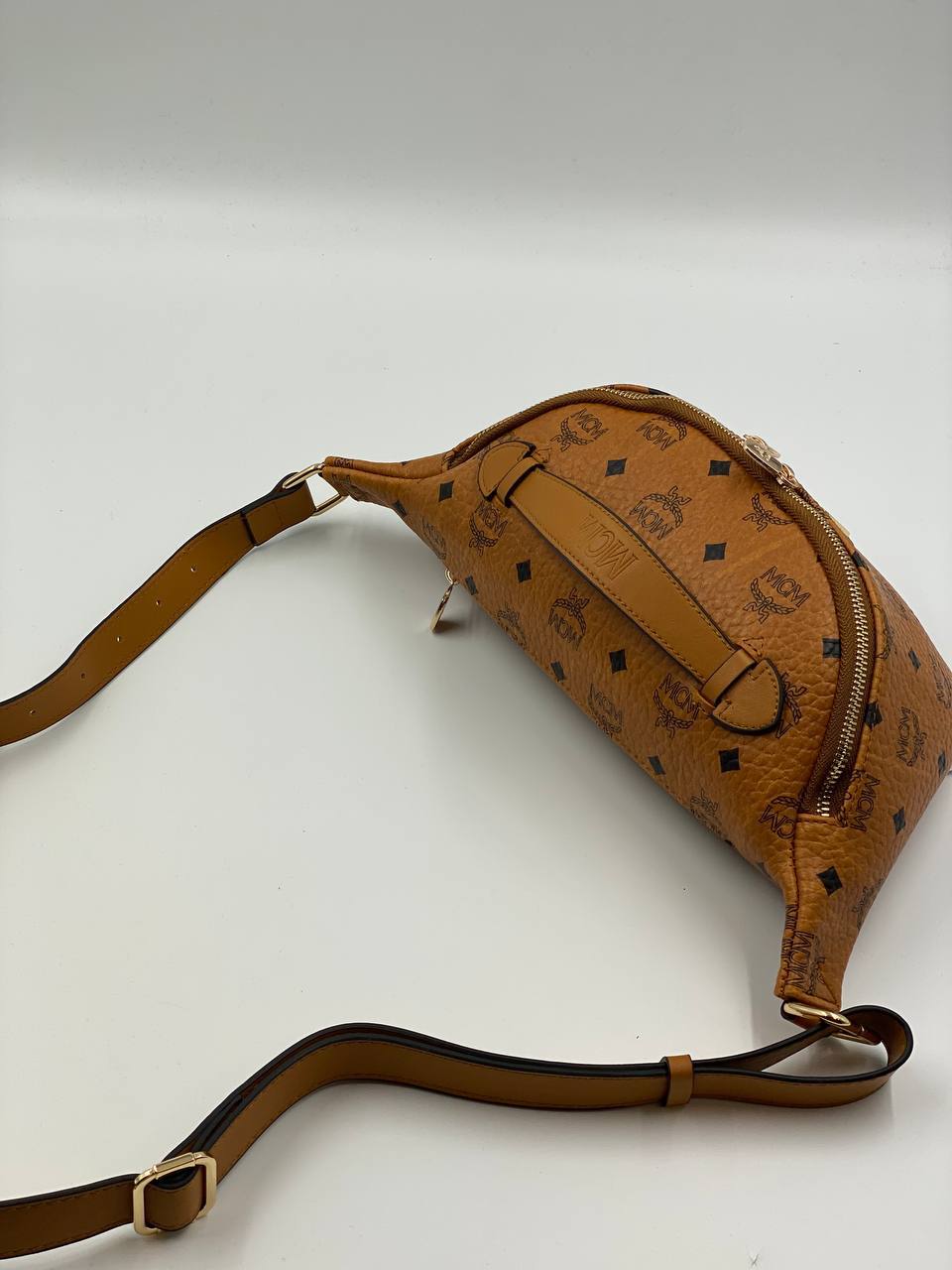 MCM Fanny Pack Cognac