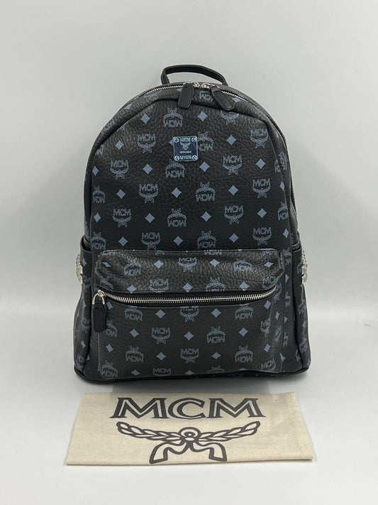 MCM Backpack Stark Black Visetos Big