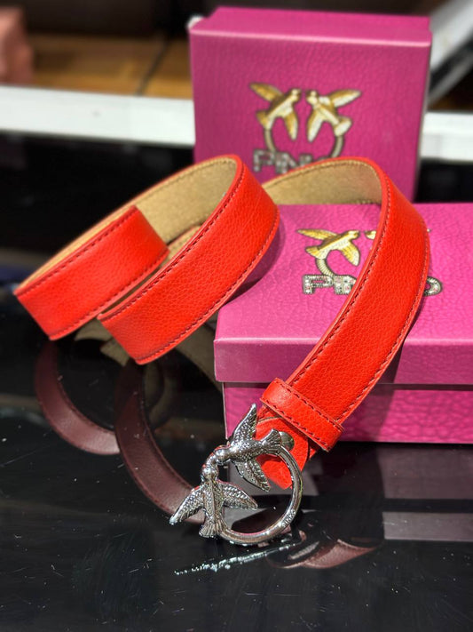Pinko Belt Κόκκινη