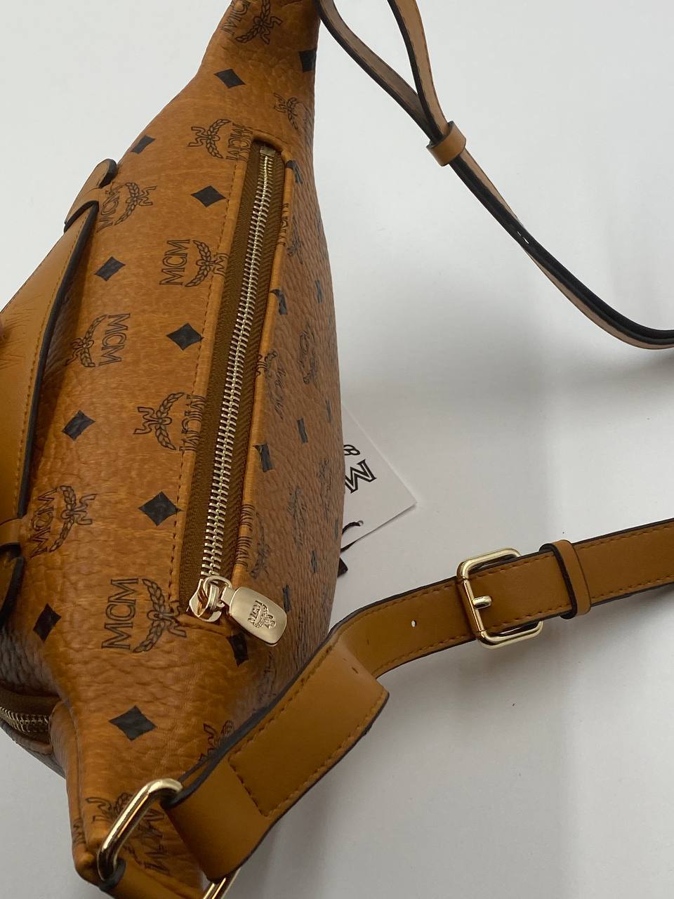 MCM Fanny Pack Cognac