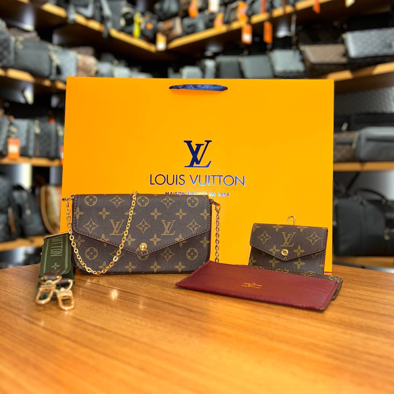 Louis Vuitton Félicie Pochette Monogram Canvas