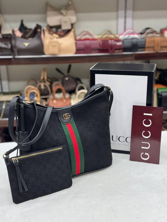 Gucci Ophidia Large Shoulder Black