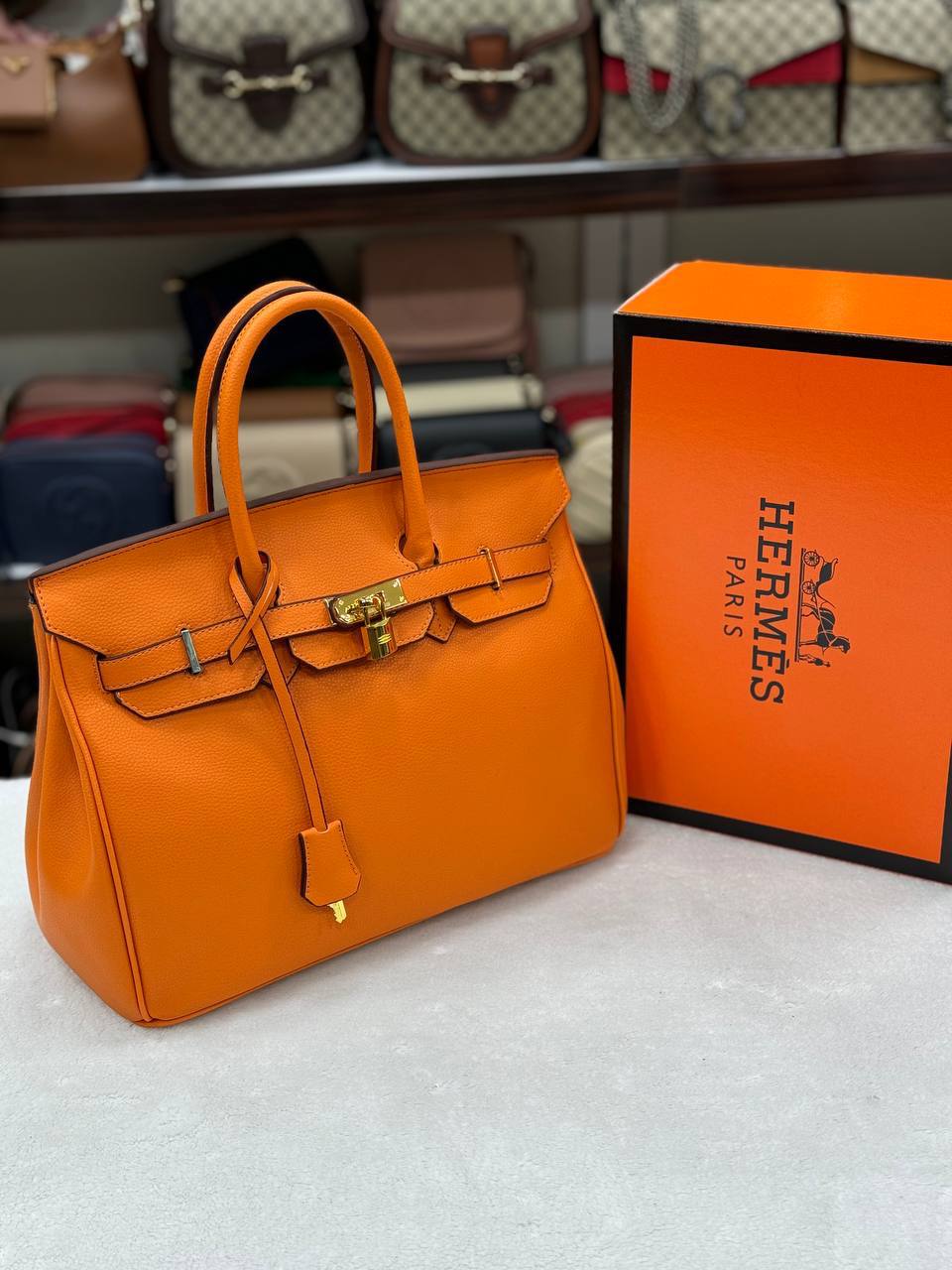 Hermes Birkin Πορτοκαλι