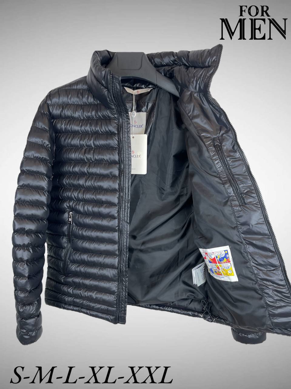Moncler Lightweight Down Jacket Black