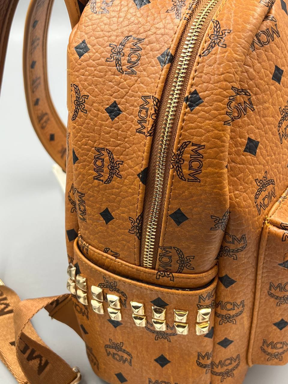 MCM Stark Backpack Cognac Visetos