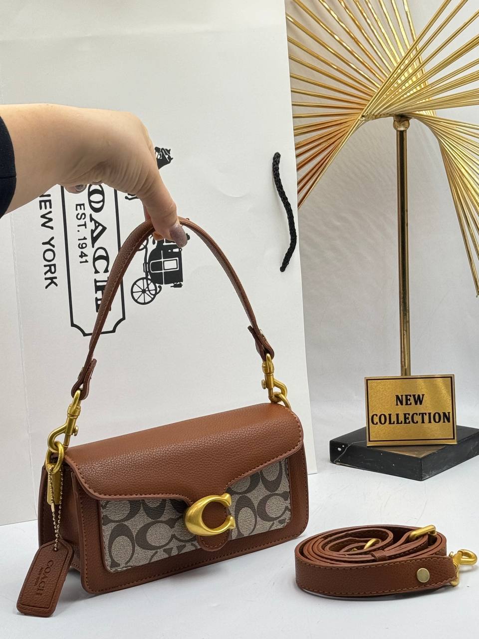 Coach Tabby Brown Bag