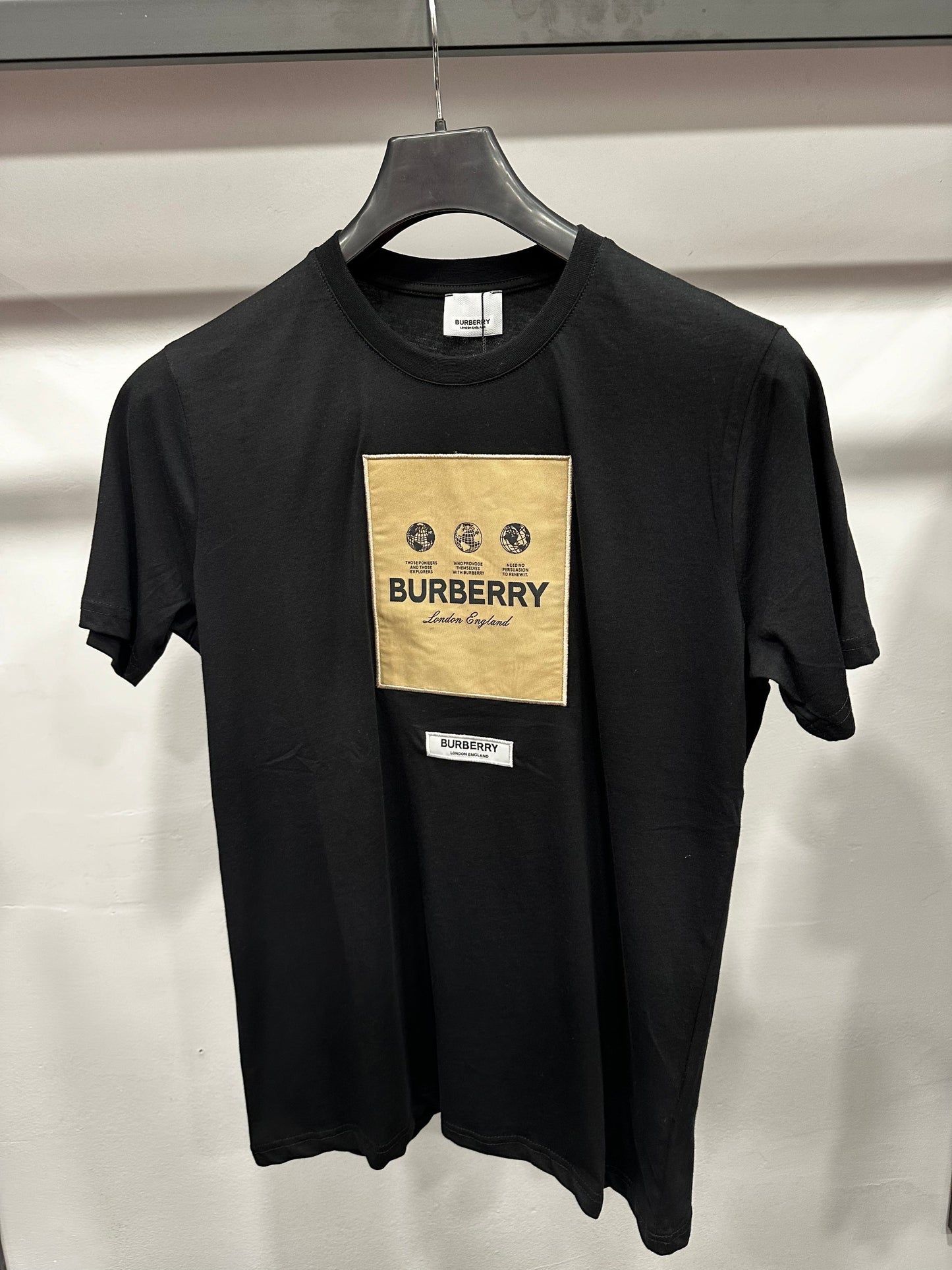 Burberry Logo Print T-Shirt Black