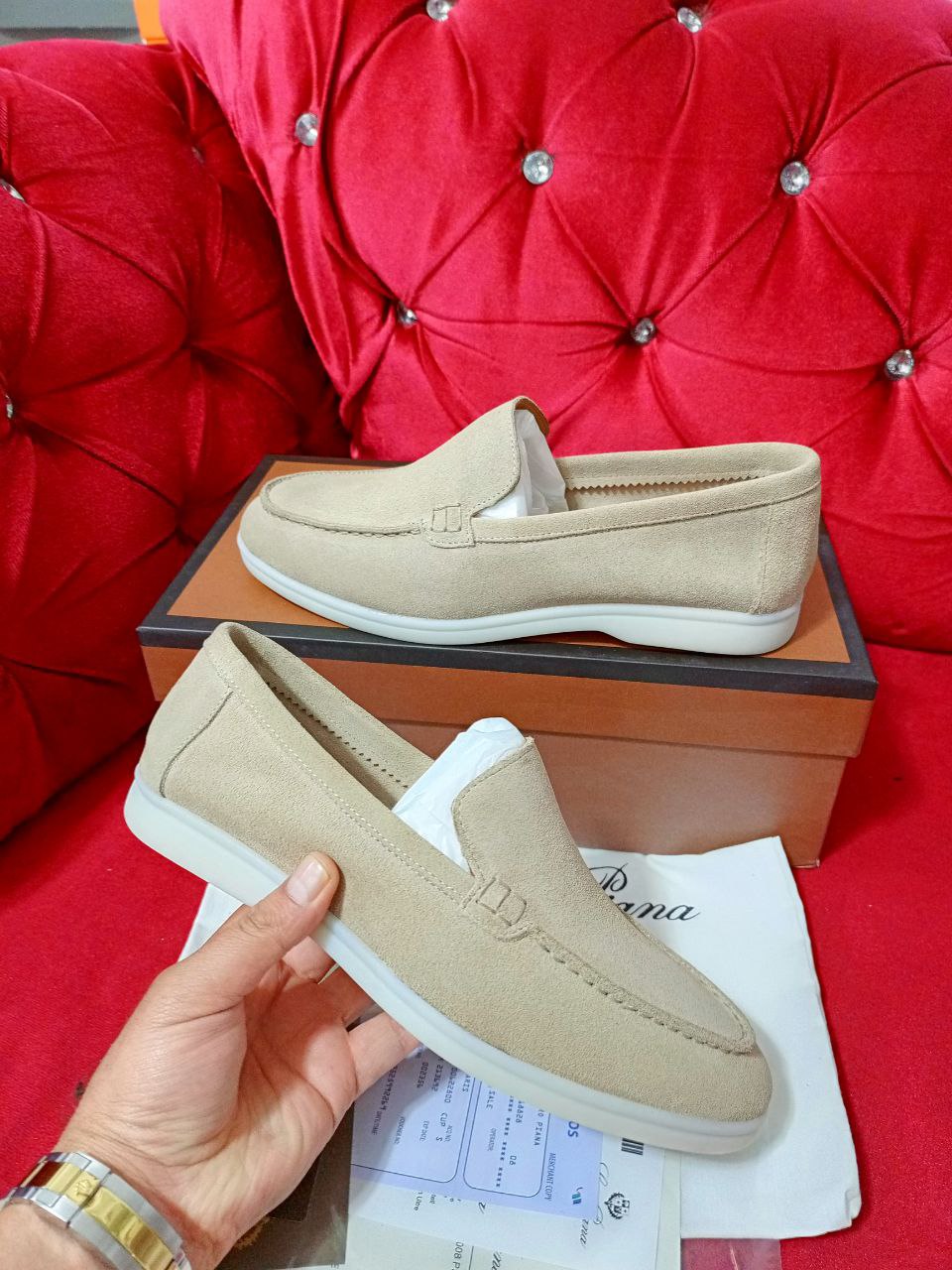 Loro Piana Loafers Beige