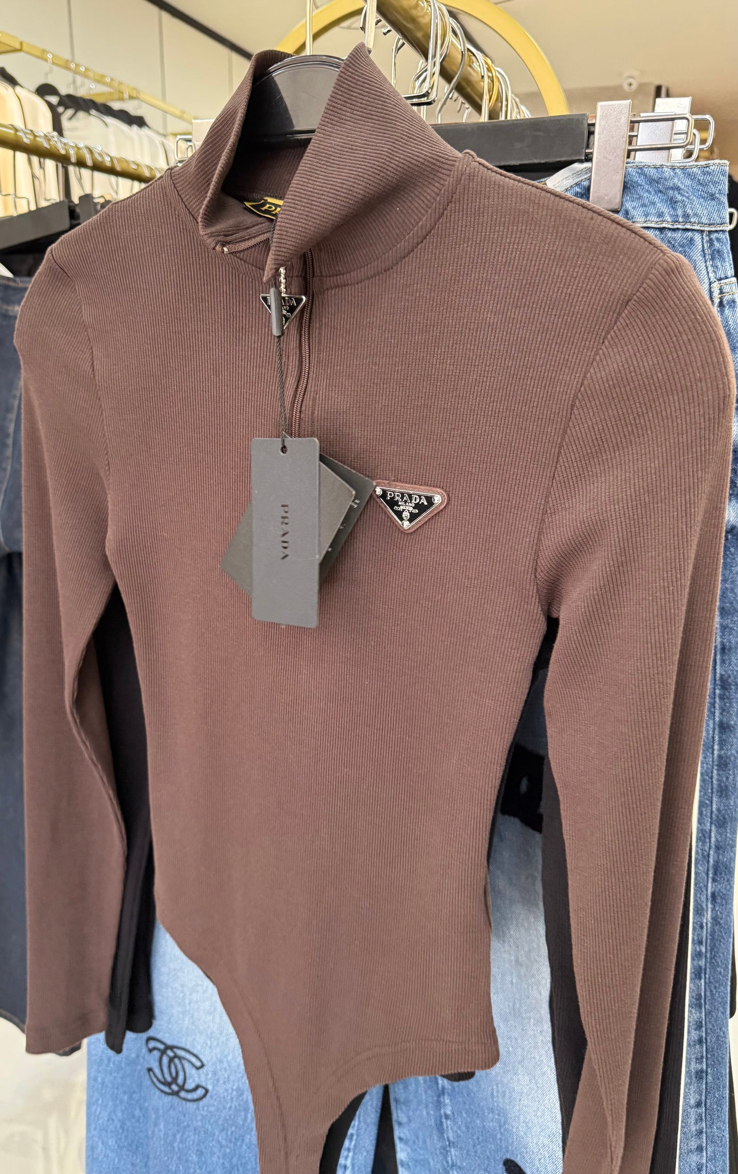 Prada Bodysuit Brown