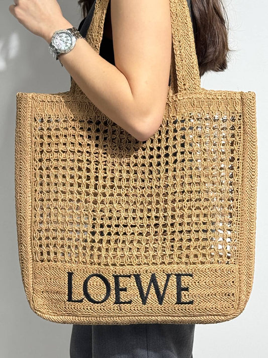 Loewe Raffia Tote Bag
