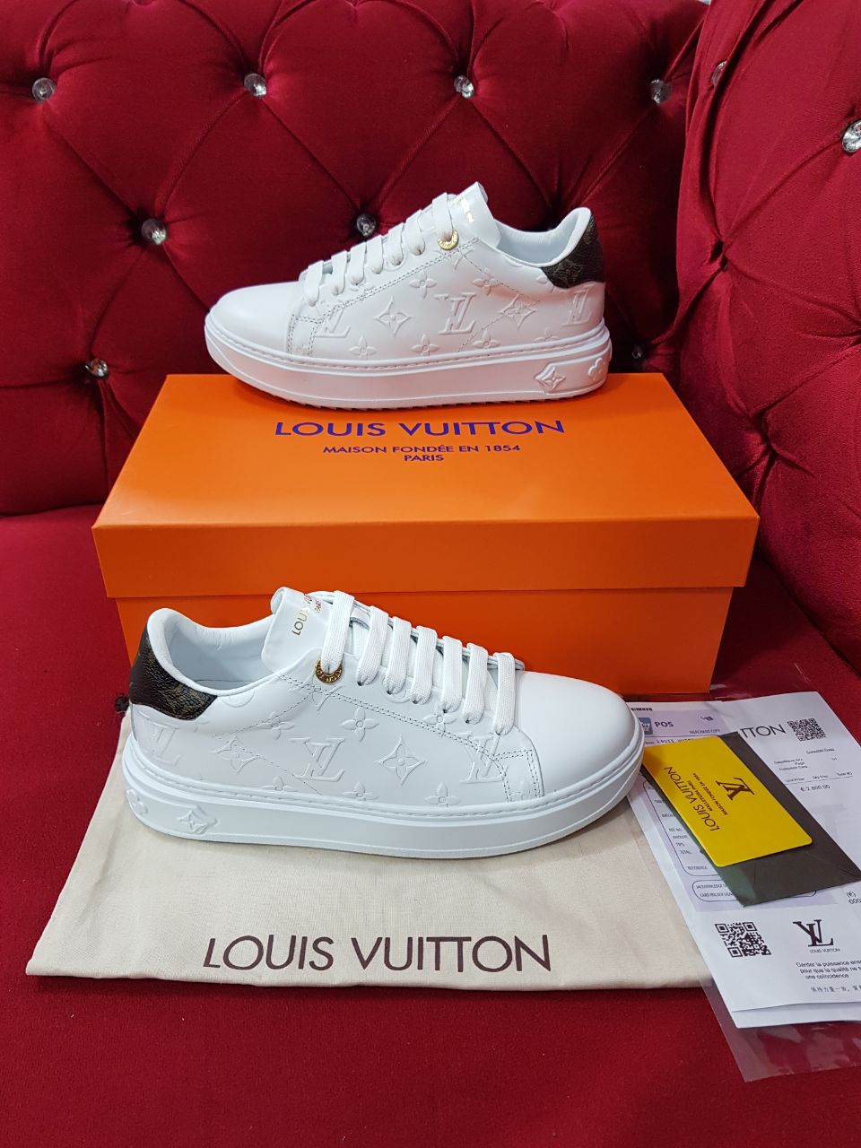 Louis Vuitton Monogram Λευκό