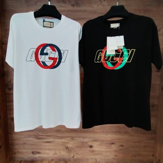Gucci Interlocking G Logo T-Shirt White & Black