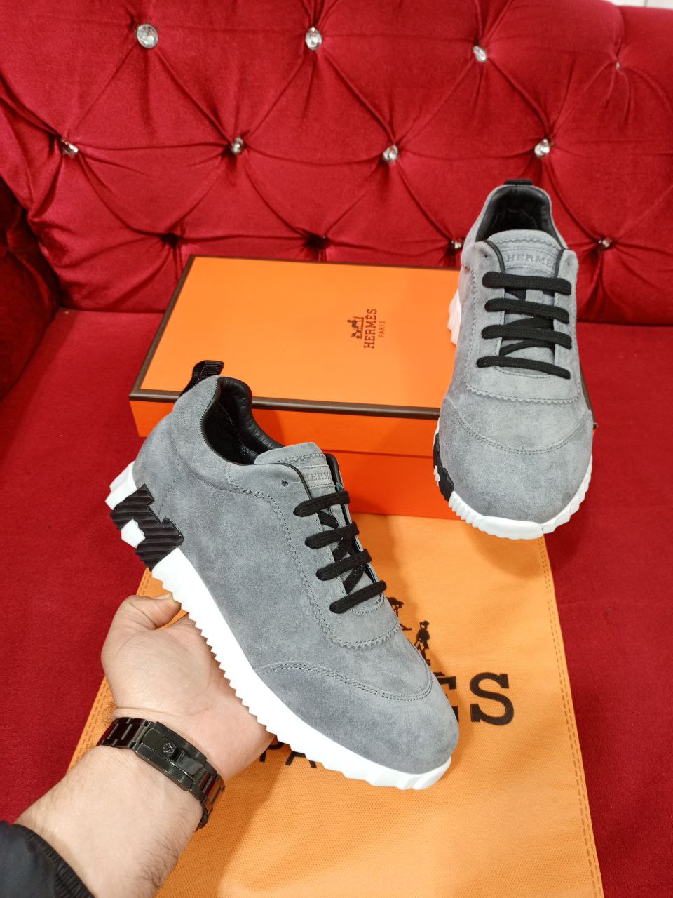 Hermes Sneakers Grey