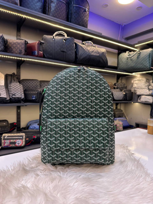 Goyard Saint Louis Backpack Green