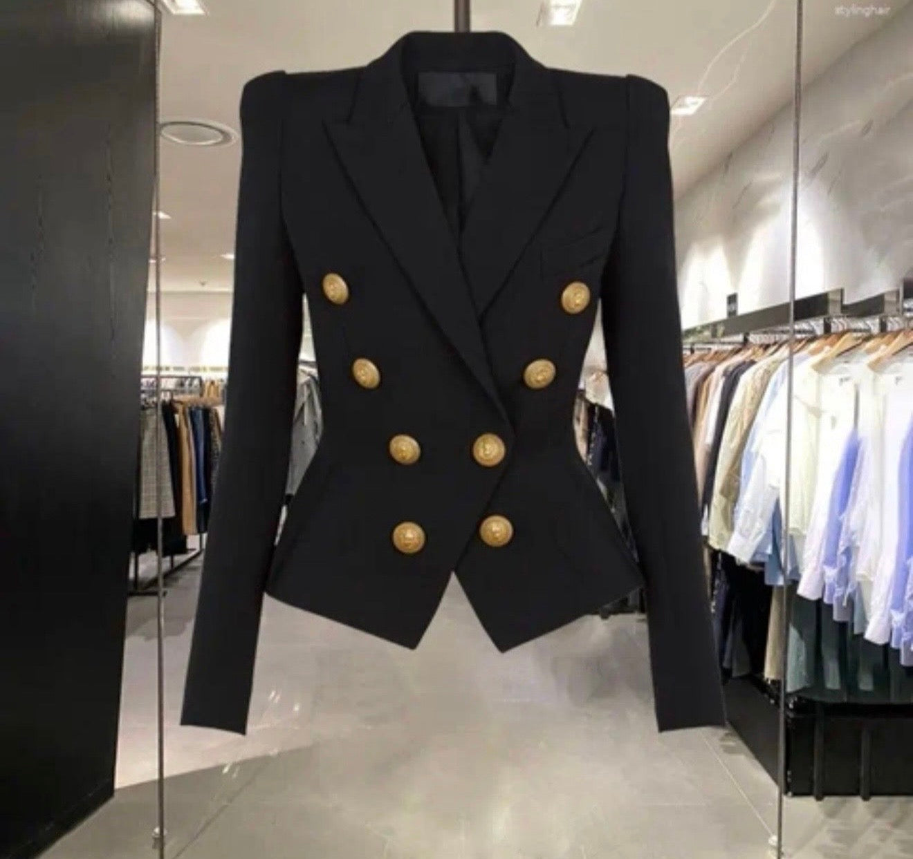 Balmain Black Jacket