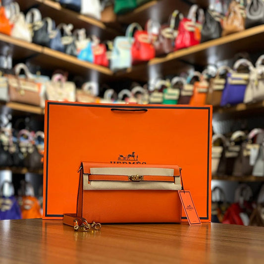 Hermes Kelly Orange