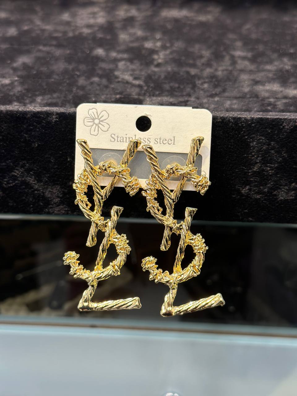 YSL Σκουλαρηκια Χρύσα