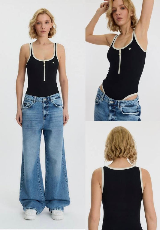 CELINE Bodysuit Black