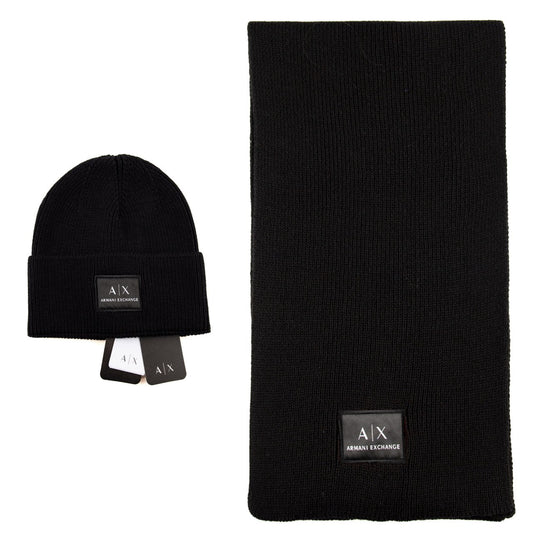 Σετ Κασκόλ και Σκουφάκι Armani