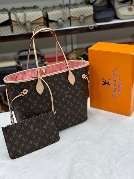 Neverfull Monogram Pink Inside