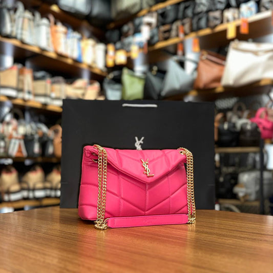 Ysl Loulou Puffer Φούξια