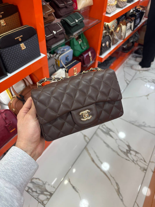 Chanel Classic Flap Bag Brown