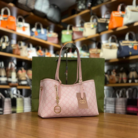 Gucci Emblem Pink Bag