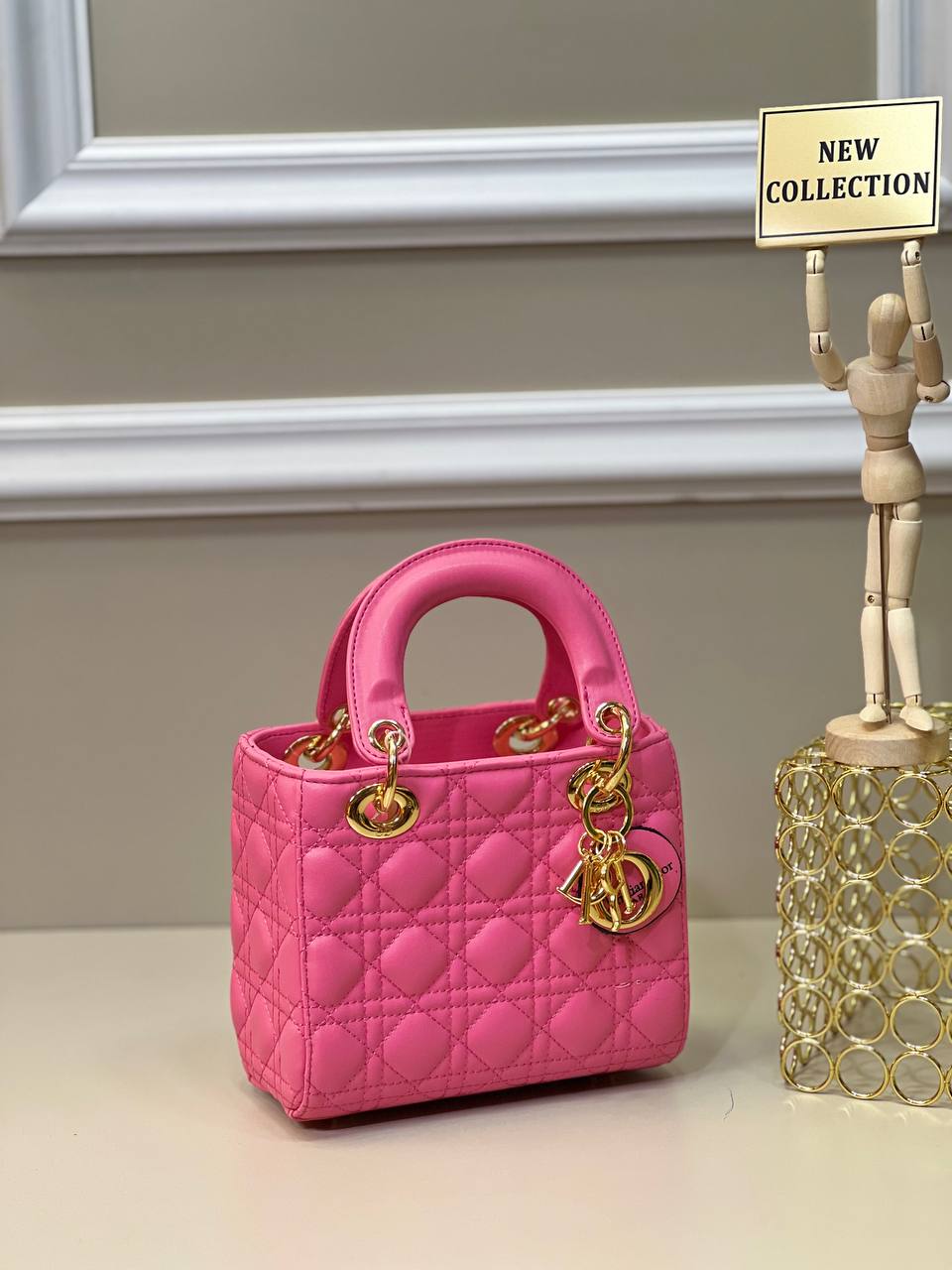 Christian Dior Lady Dior Bag Fuchsia Pink
