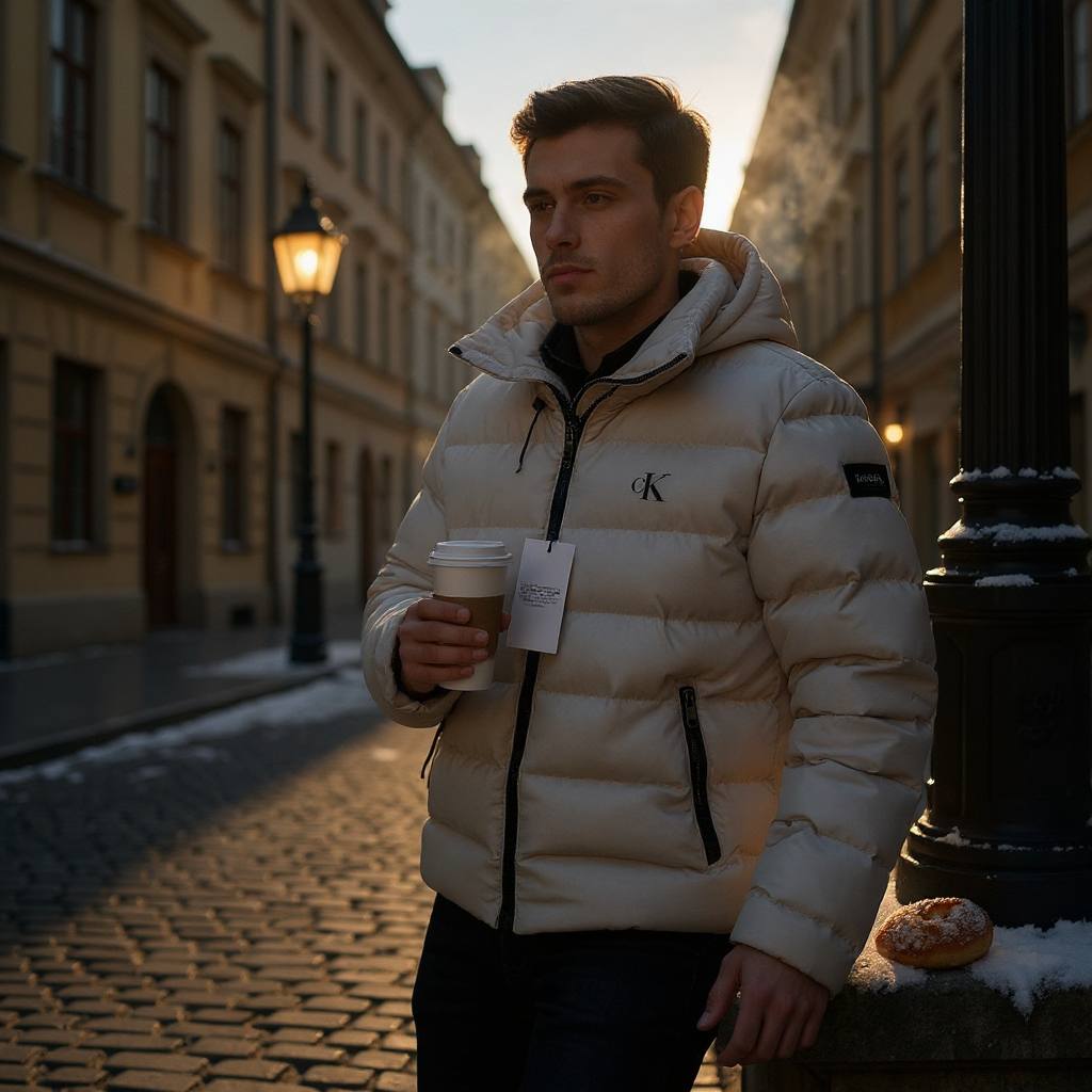 Calvin Klein Hooded Puffer Jacket
