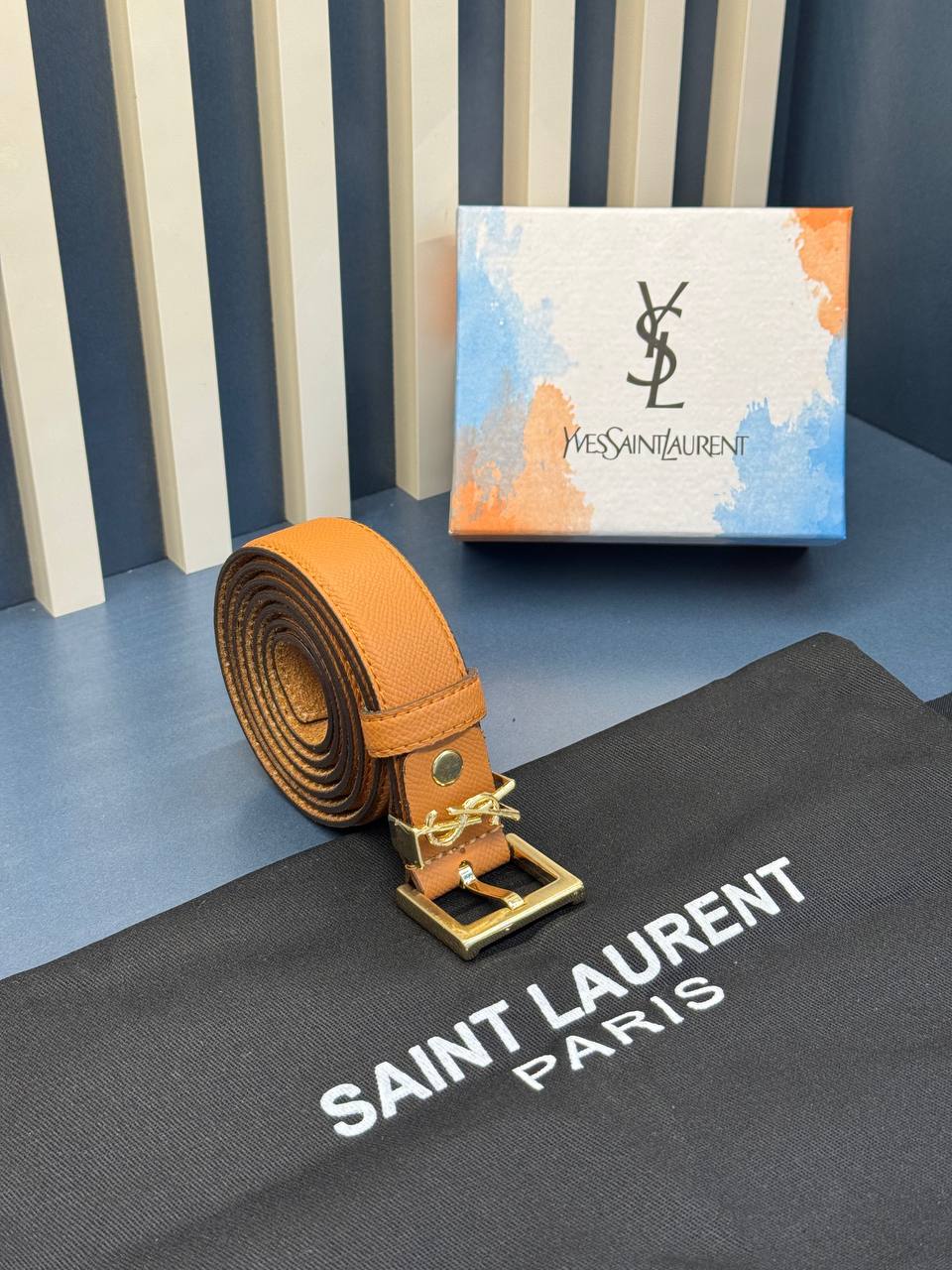 YSL Ζωνη Ταμπά 4 cm