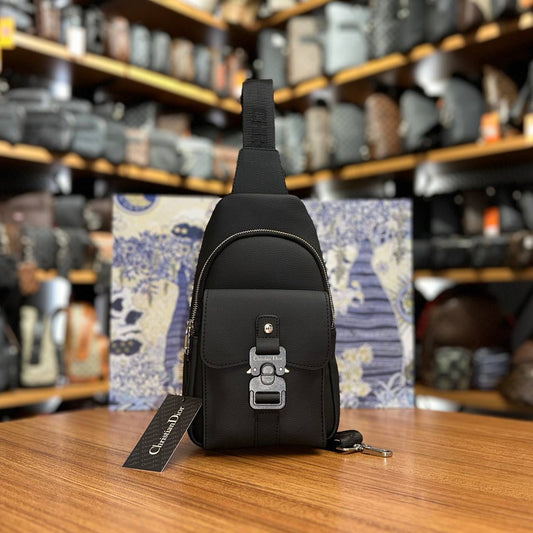 Christian Dior Men’s Sling Bag Μαύρη