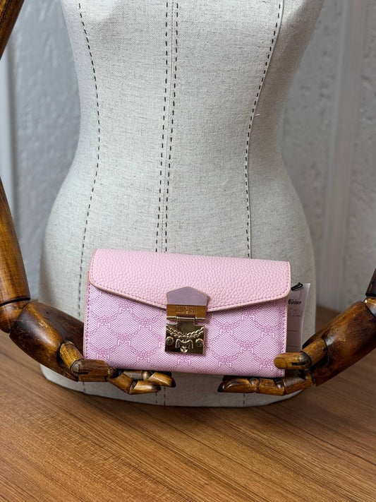MCM Patricia Wallet Pink