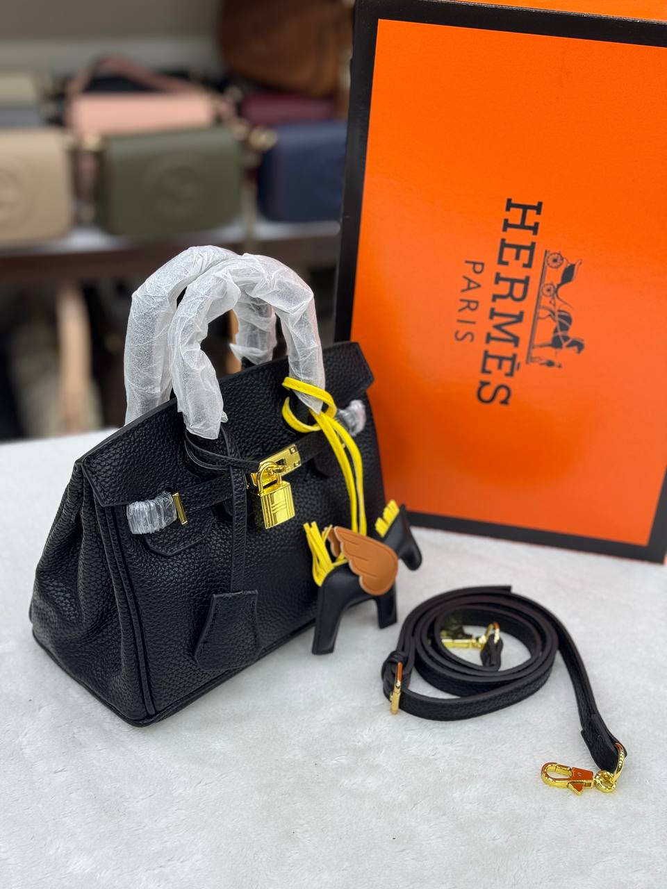 Hermès Kelly Mini Bag Black