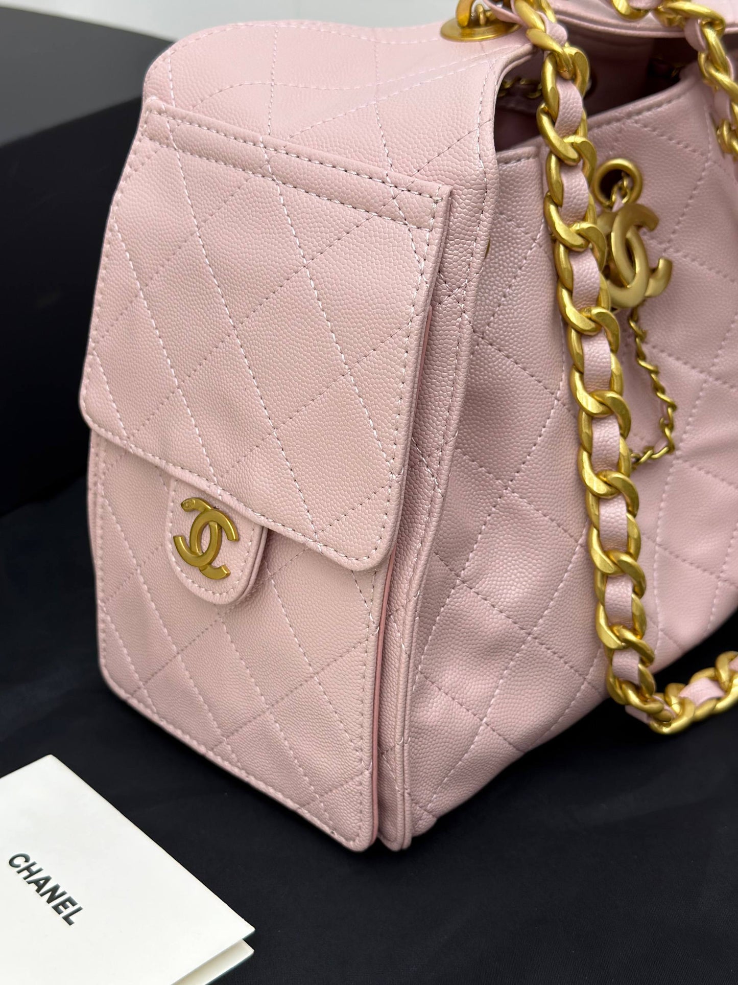Chanel Gabrielle Drawstring Bag Pink