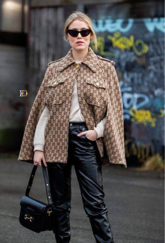 Gucci GG Cape Jacket Beige