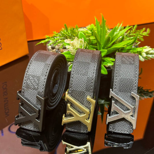 Louis Vuitton Black Damier Belt