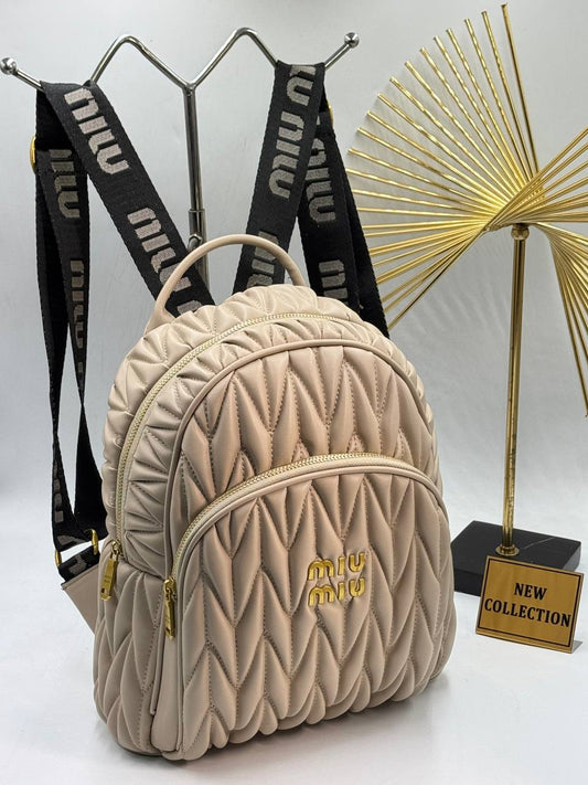 Miu Miu Backpack Μπεζ